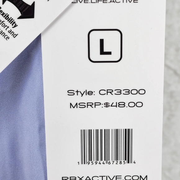 RBX Women's Solid Racerback Bra Tank - L - Picture 7 of 7